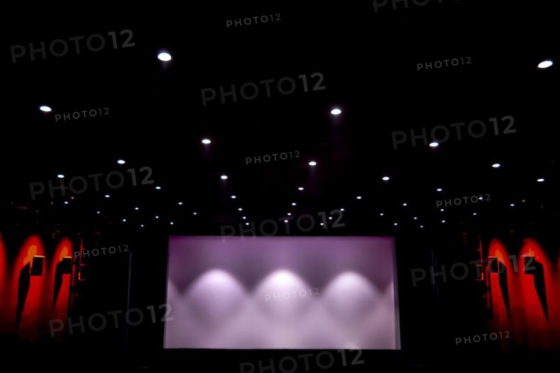 Illuminated Movie Theater