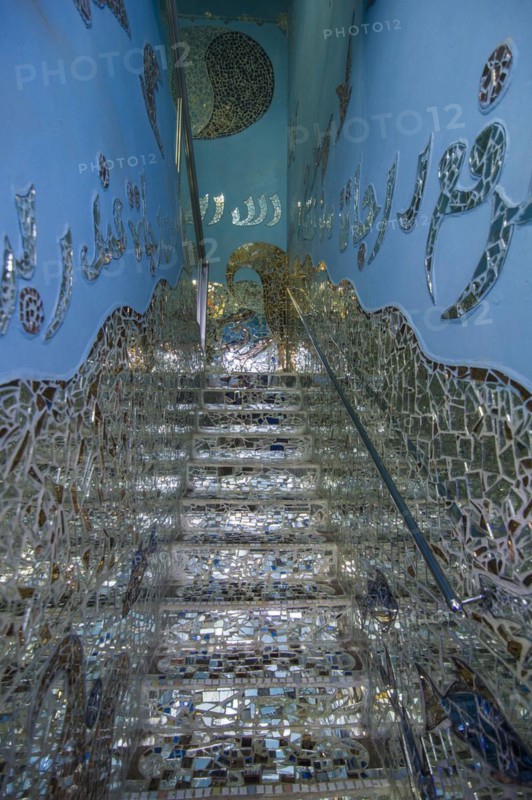 Mirror covered walls in the House of Mirrors