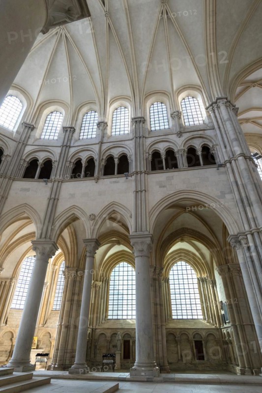 Vezelay labelled les Plus Beaux Villages de France. The nave