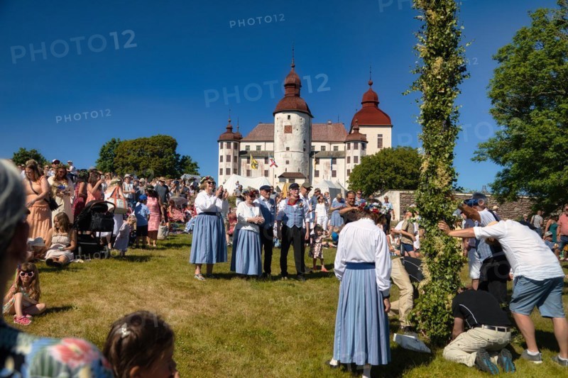 Traditional Midsummer Festival at Laeckoe Castle