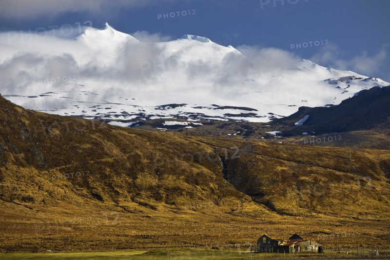 The Snaefellsjoekull volcano and glacier