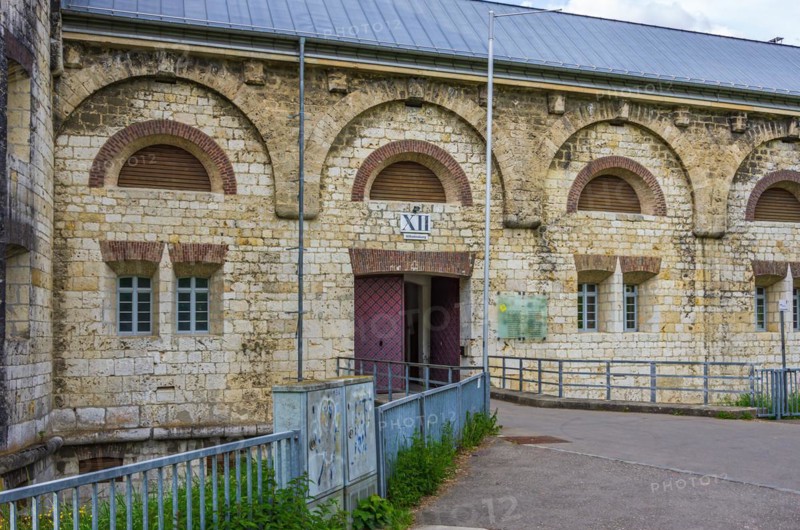Entrance Factory XII of the stone citadel of the Wilhelmsburg on the Michelsberg