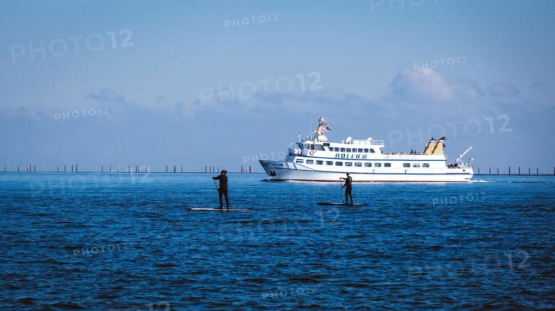 Excursion ship Adler in Hoernum on the island of Sylt