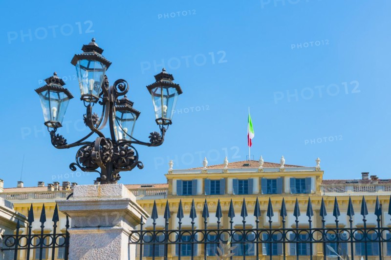 Villa Reale and Street Lamp in Monza