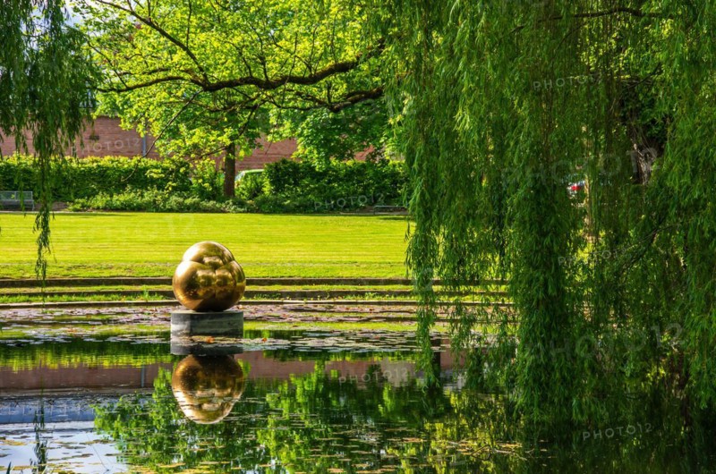 Art object in the water
