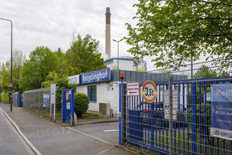 Recycling yard of Awista Duesseldorf