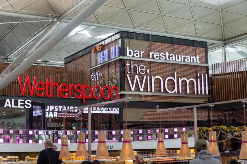 Neon electric signs the Windmill