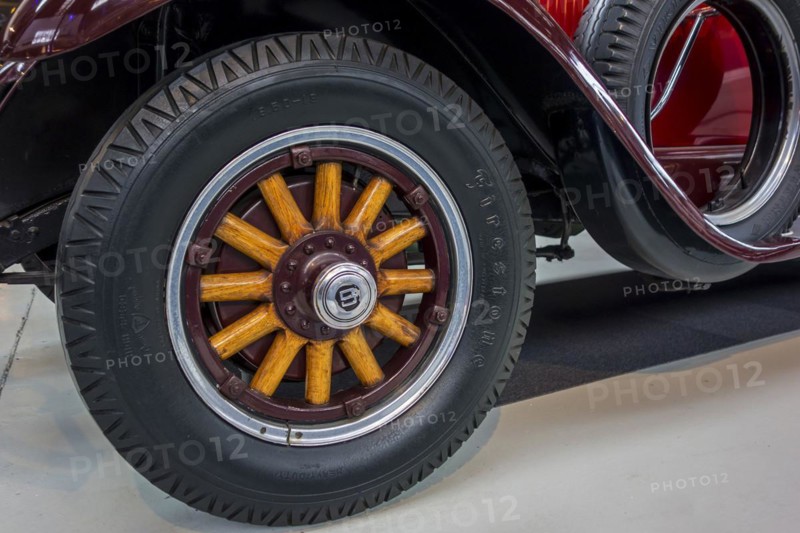 Close-up of vintage automobile