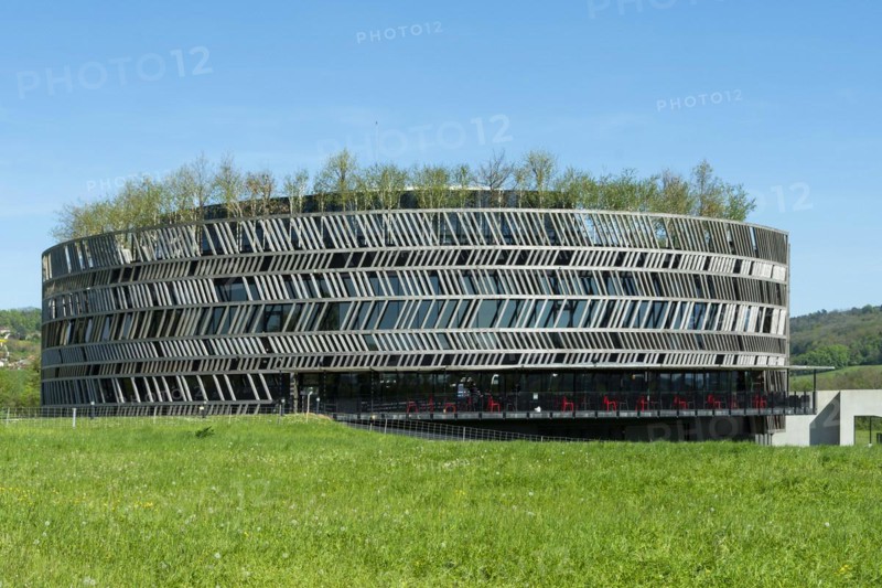 Alise-Sainte-Reine. Cotre d'Or department. MuseoParc d'Alesia by Bernard Tschumi in the plain of the battle. Bourgogne Franche Comte. France