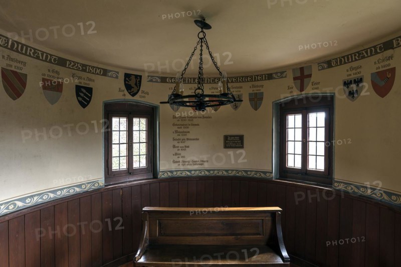 Meeting room of former lords of the castle at the former Thurant Castle