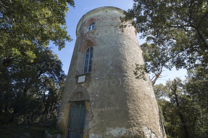 Marconi radio tower. Marconi who invented the radio test the radio signal in this tower in Sestri Levante