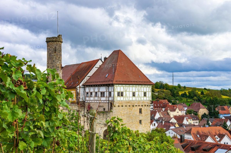 Surrounded by vineyards