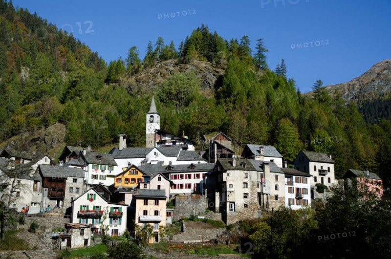 Small old rustic village