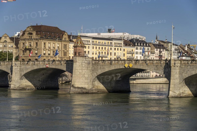 The Middle Bridge and the Rhine in Basel
