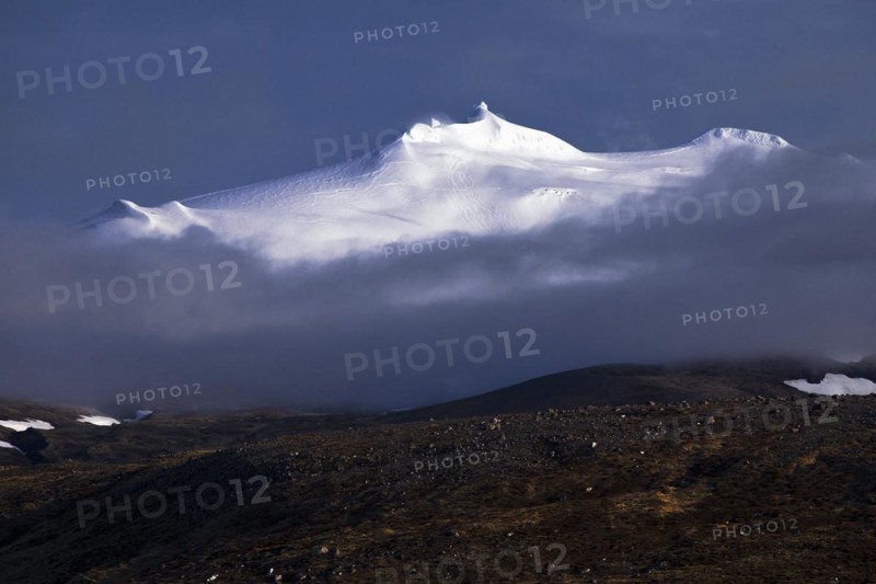 The Snaefellsjoekull volcano and glacier