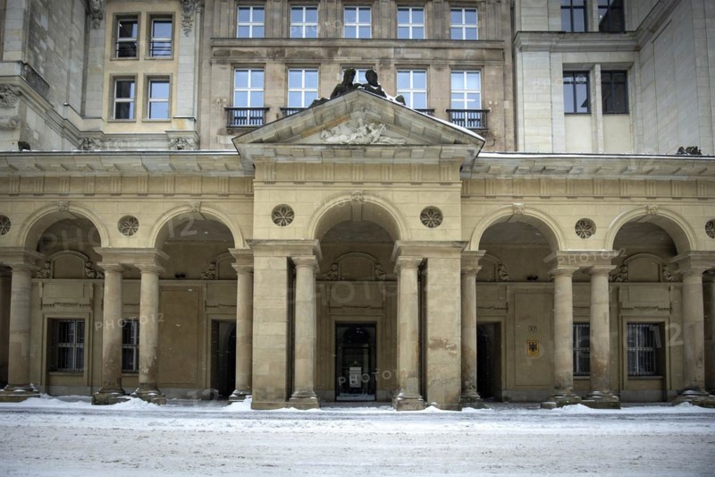 Federal Ministry of Justice and Consumer Protection in winter. Berlin