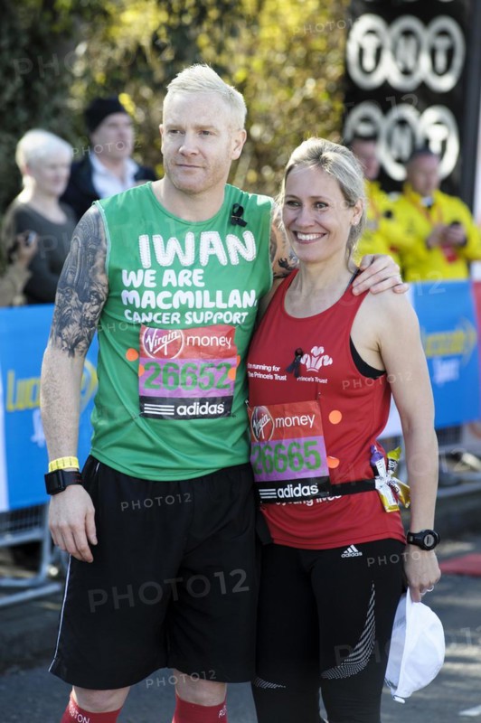 Iwan Thomas at the Virgin London Marathon Start on 21.04.2013 at Blackheath