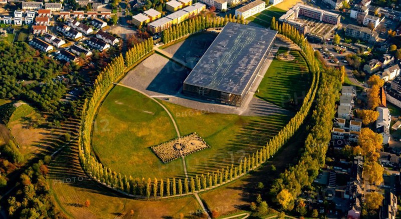 Aerial view of the Mont Cenis Academy in Herne