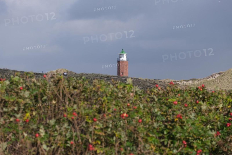 Red Cliff Cross lighthouse Lighthouse in Kampen on the island of Sylt