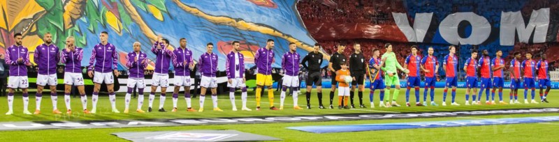 ACF Fiorentina on the left and FC Basel on the right