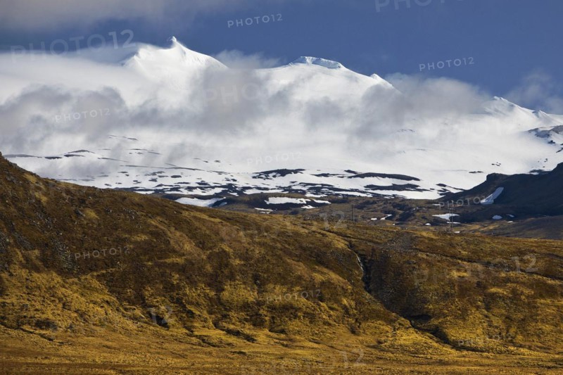 The Snaefellsjoekull volcano and glacier