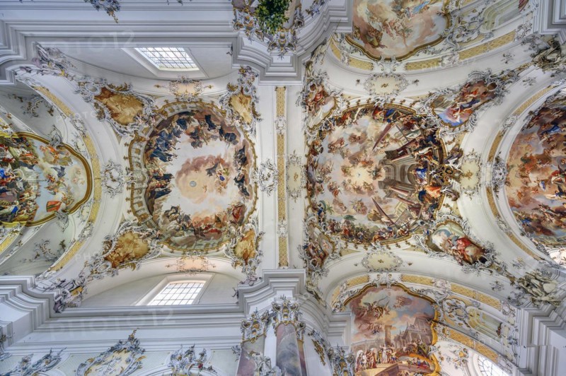 Ceiling frescoes
