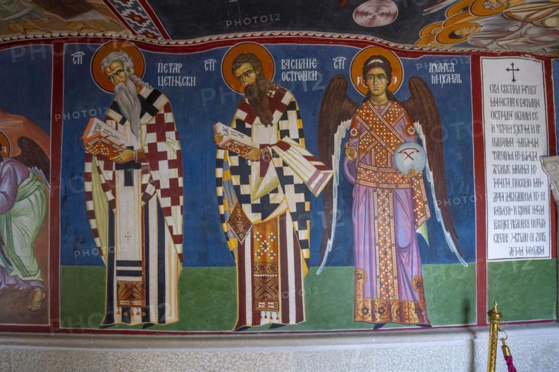 Historical frescoes from the 17th century