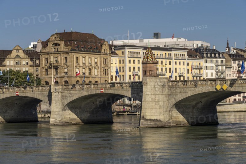 The Middle Bridge and the Rhine in Basel