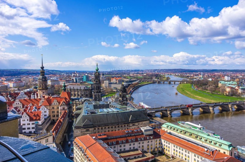 View from the Church of Our Lady over the historic old town centre