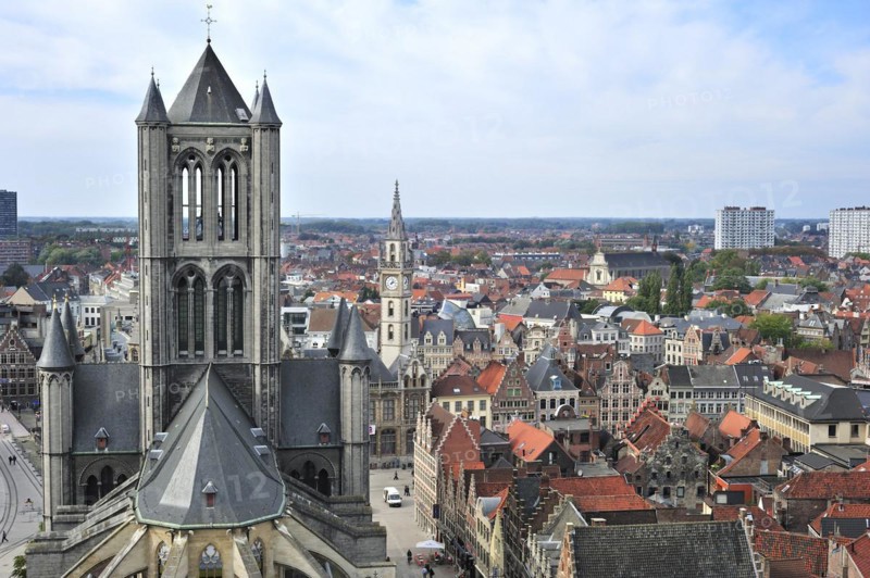 View over the Saint Nicholas' church