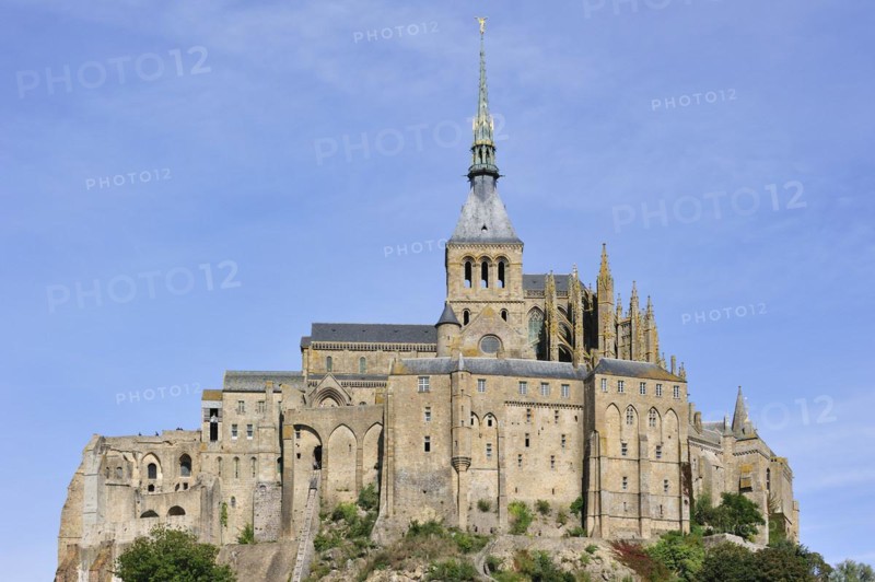 THe Mont Saint-Michel abbey