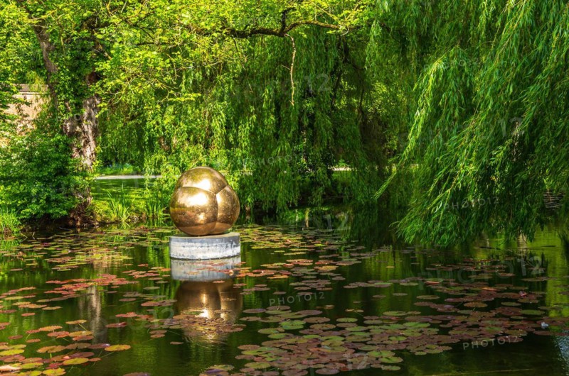 Art object in the water