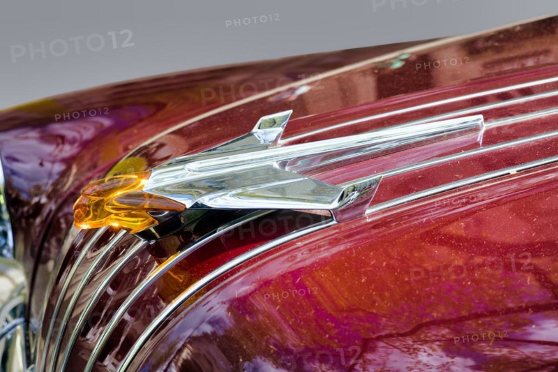 Indian head as radiator mascot of the Pontiac Star Chief