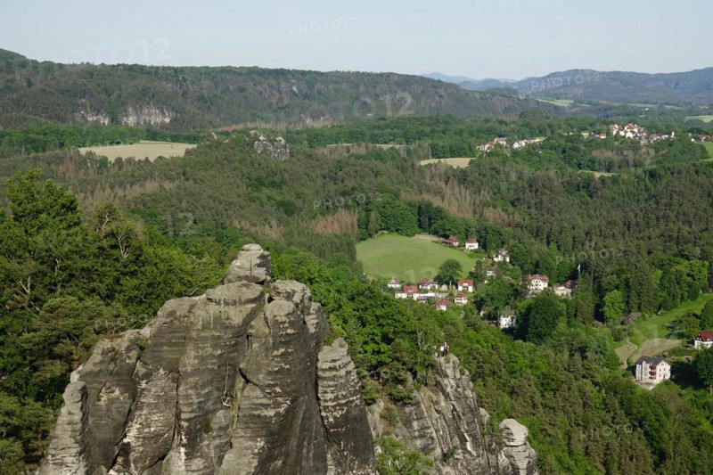 Elbe Sandstone Mountains in June