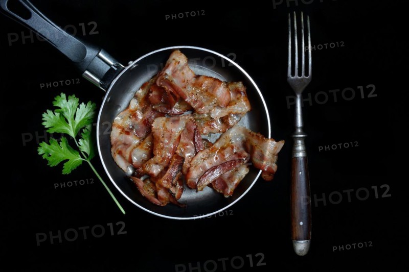 Fried bacon