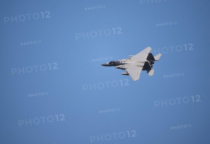 Fighter plane F15 during a Nato exercise