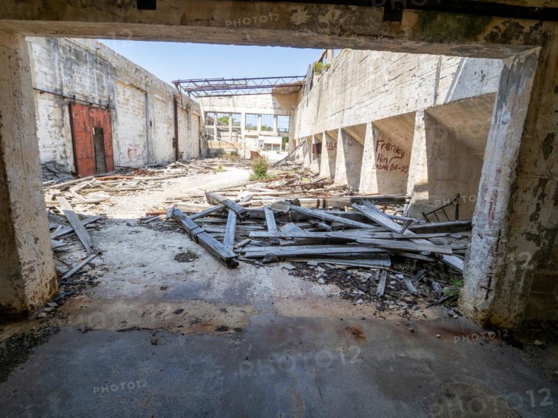 Dilapidated buildings