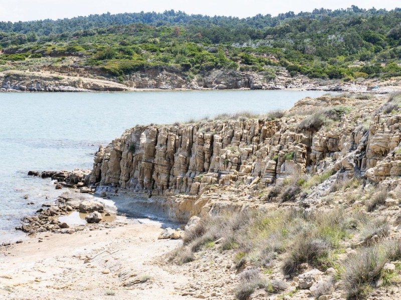 Rock formations formed by erosion