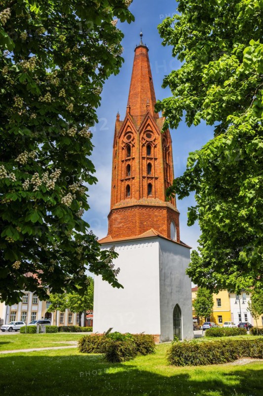 Tower of the former village church of Letschin