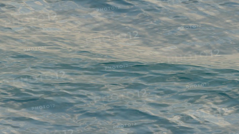 Blue water waves surface
