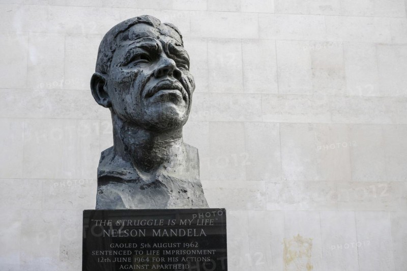 Bust of Nelson Mandela