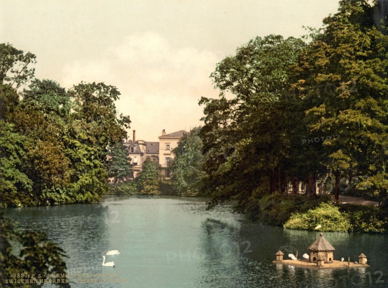 Park between Heedentor and Bischofstor in Bremen