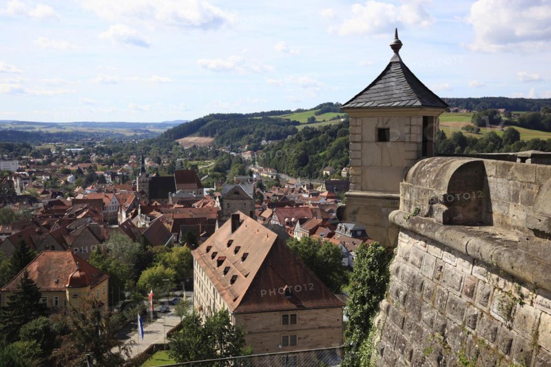 View of the town from Veste Rosenberg
