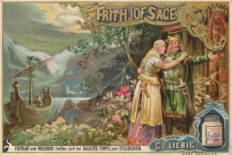 Liebig picture series Frithjof Sage
