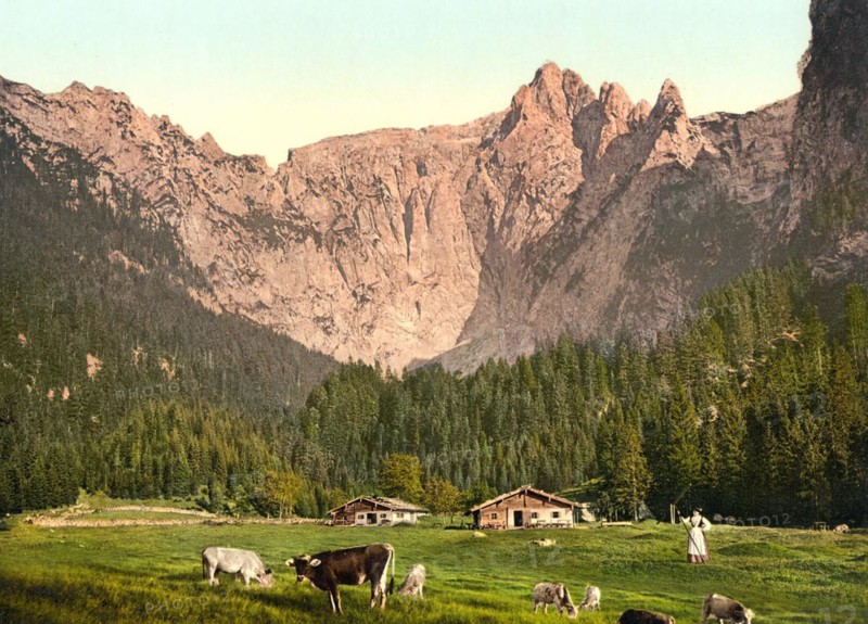The Scharitzkehl Alp in Upper Bavaria