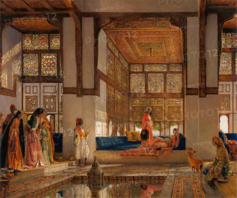 A Lady Receives Visitors in the Ladies' Room of the House