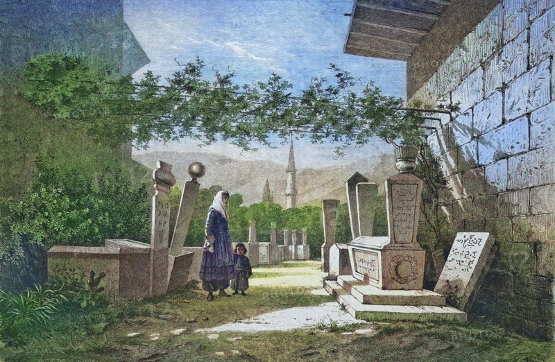 The Tombs of the Tatars in Bakchifarai