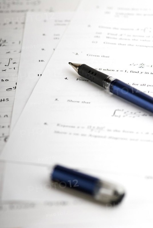 Algebra exam questions with rough written answers