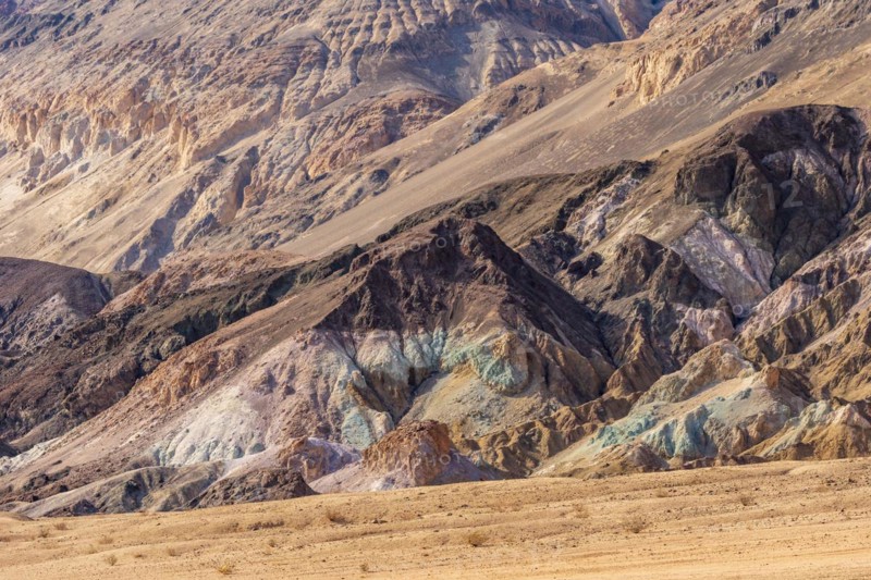 Coloured rock at Artists Palette