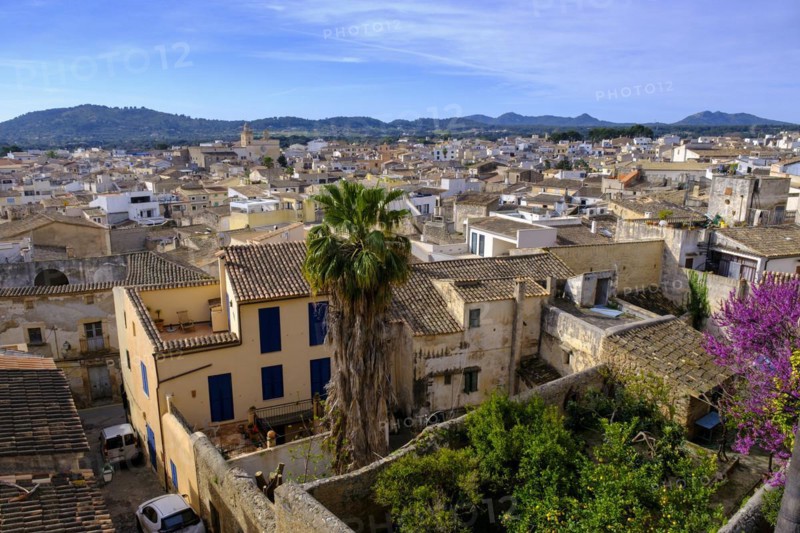 View of the town of Artà